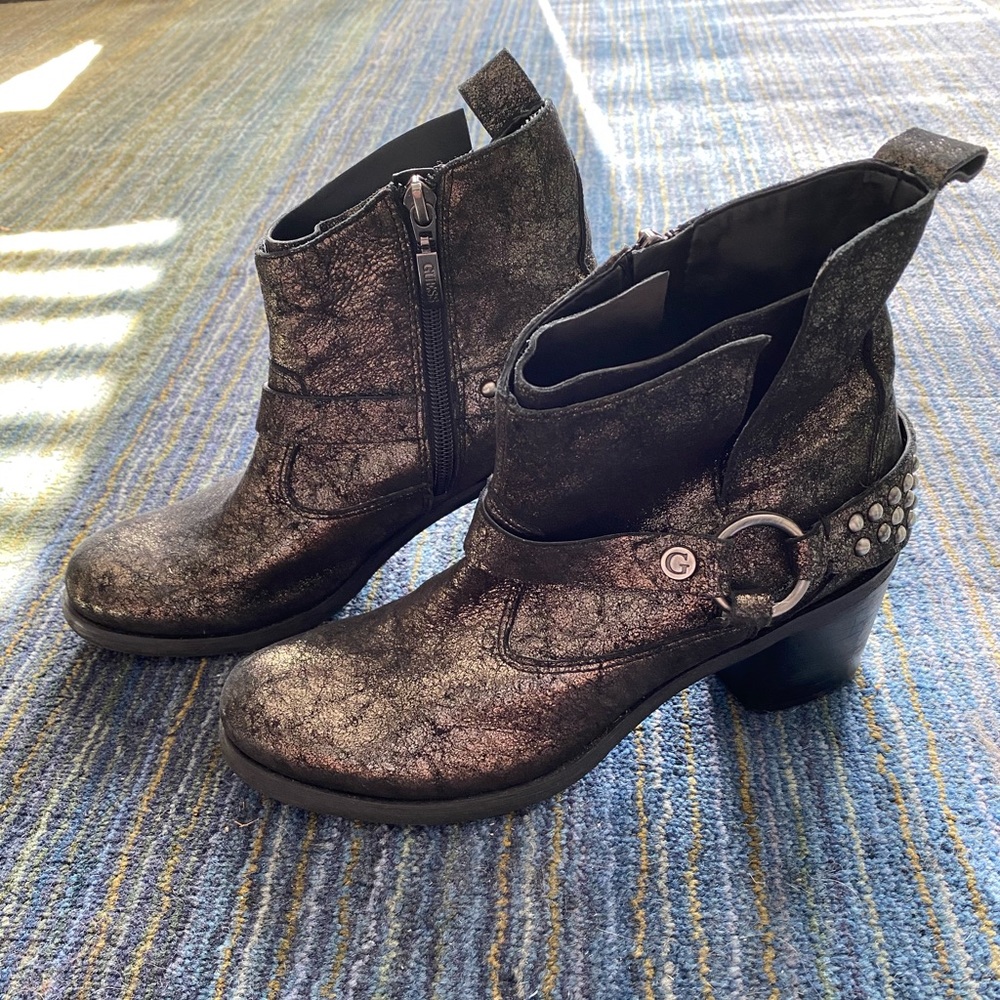 Guess Metallic Booties